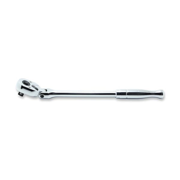 Ko-Ken Ratchet Handle 24 teeth Flexible Head 265mm Push Button Polished Handle 3/8 Sq. Drive 3774PB - main